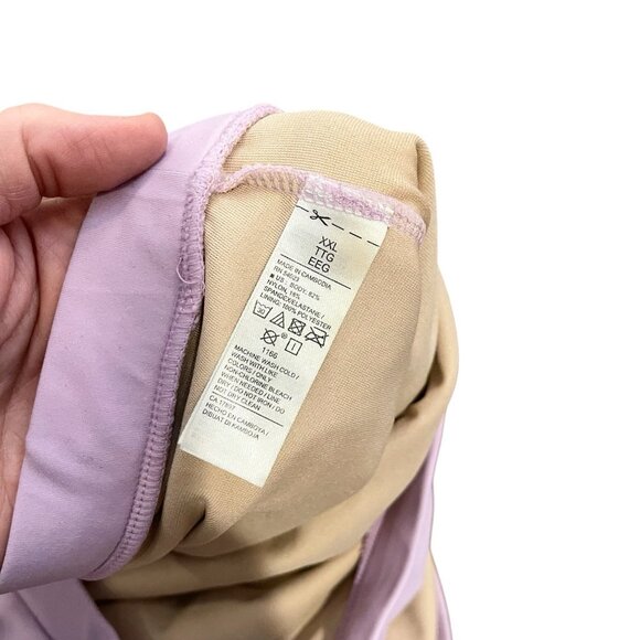 Old Navy Womens Bikini Set Mix Match 3 Pieces Tropical Leaf Skirt V-Neck Plus 2X - Picture 6 of 9